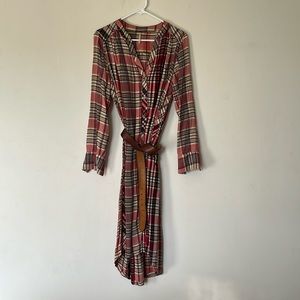 Free People Plaid shirt dress